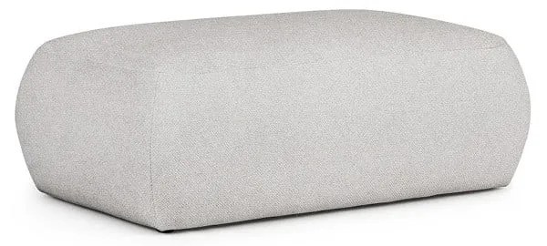 Jasnoszary podnóżek z materiału bouclé Mirel – Rodier