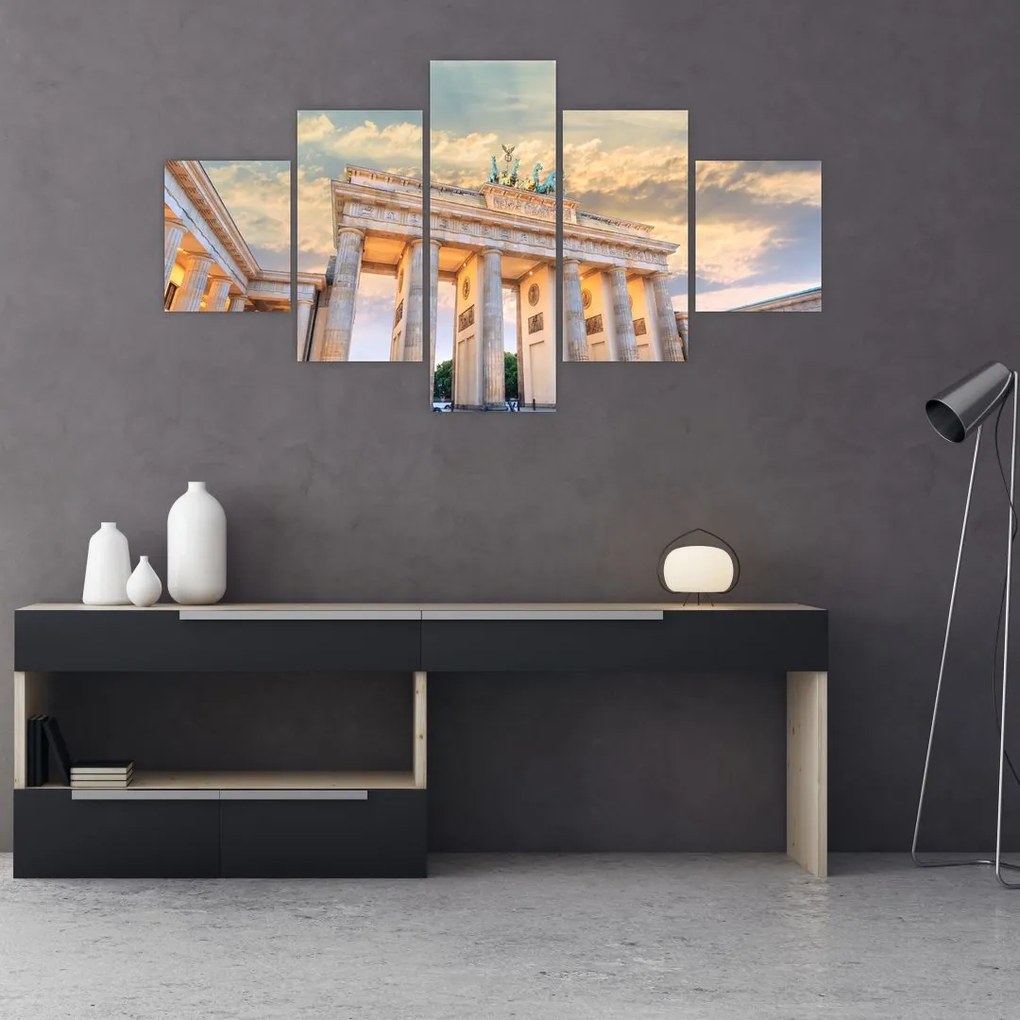 Obraz - Brama Brandenburska, Berlin, Niemcy (125x70 cm)