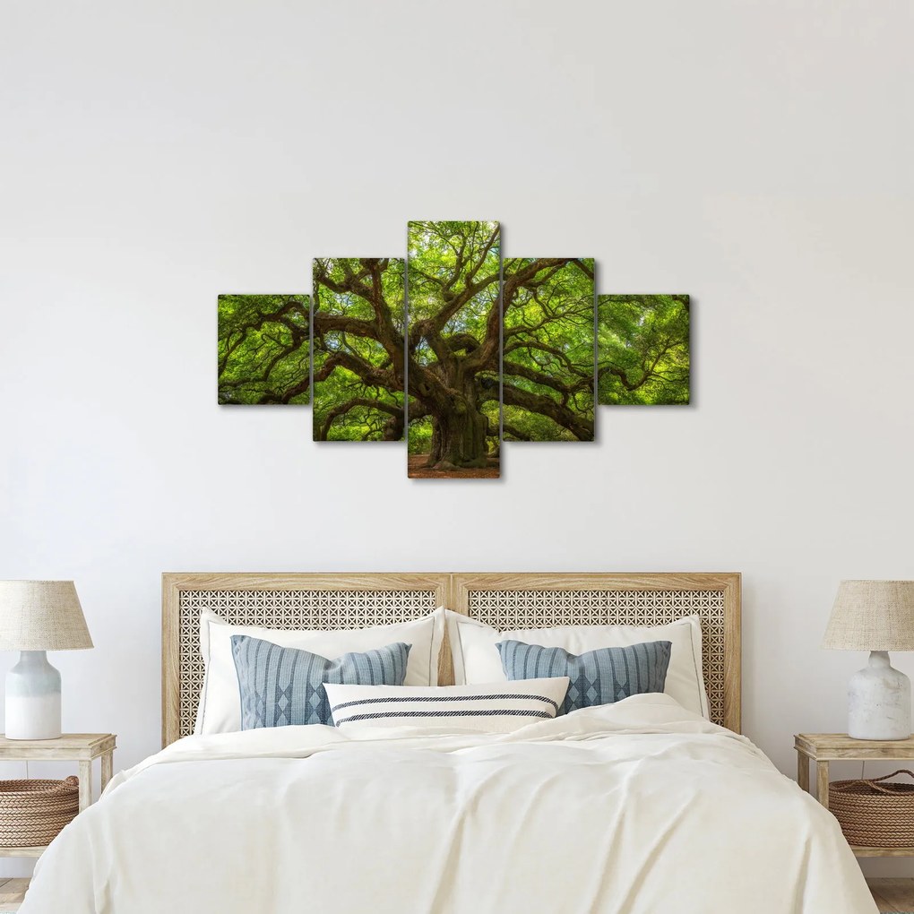 Obraz - Zielone drzewo (125x70 cm)
