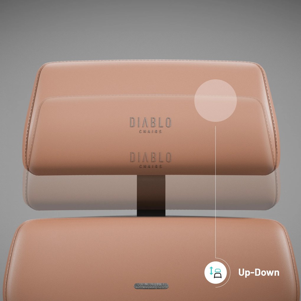 Fotel do gabinetu Diablo V-Modular, Sugar Brown