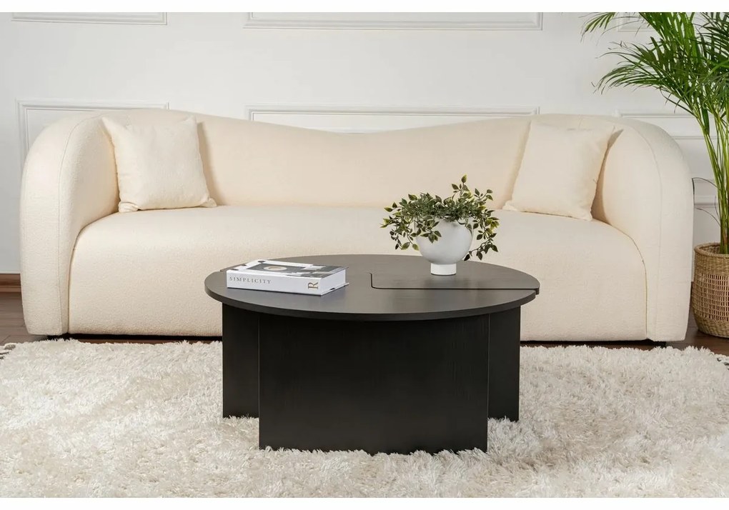 Stolik konferencyjny Moira Wood Black