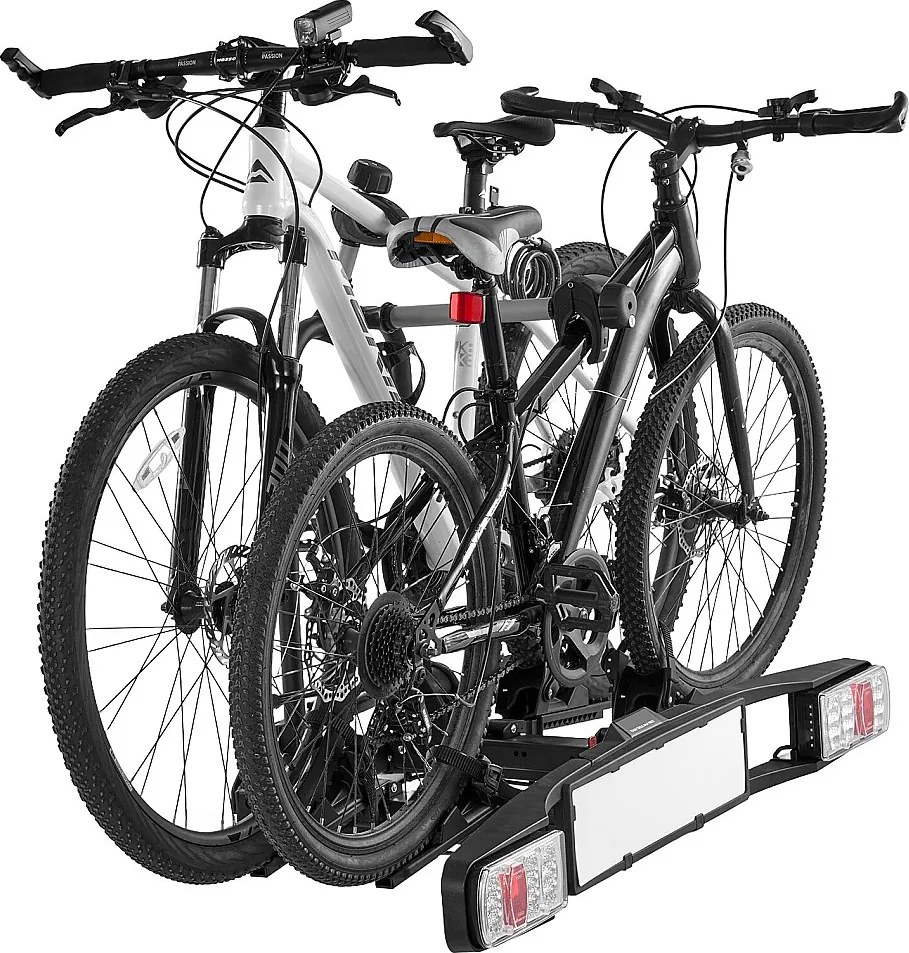 Wspornik do Przechowywania Rowerów, SucceBuy Składany Bagażnik Rowerowy na 2 Rower, Kompatybilny z Odbiornikami 5 cm