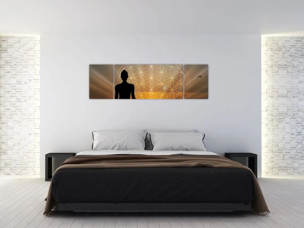 Obraz medytacji (170x50 cm)