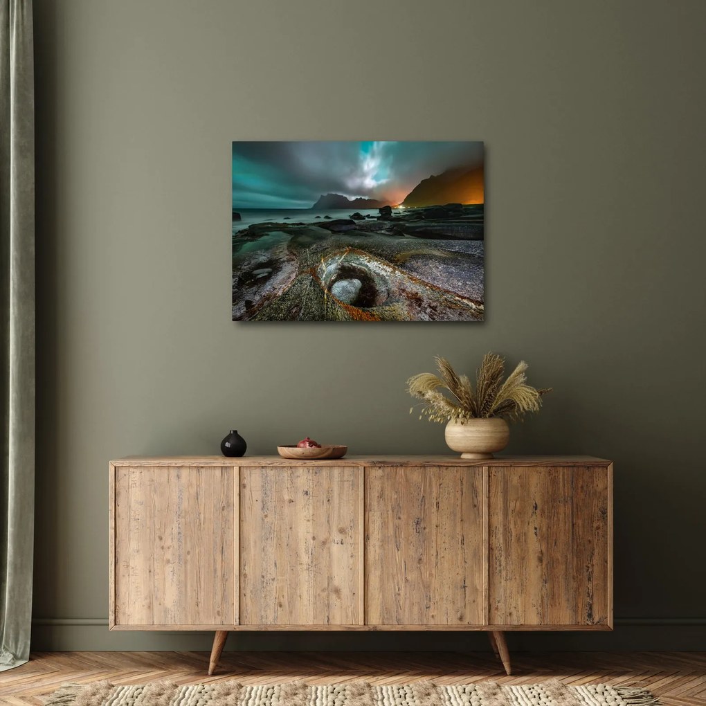 Obraz - Scena nocna (70x50 cm)
