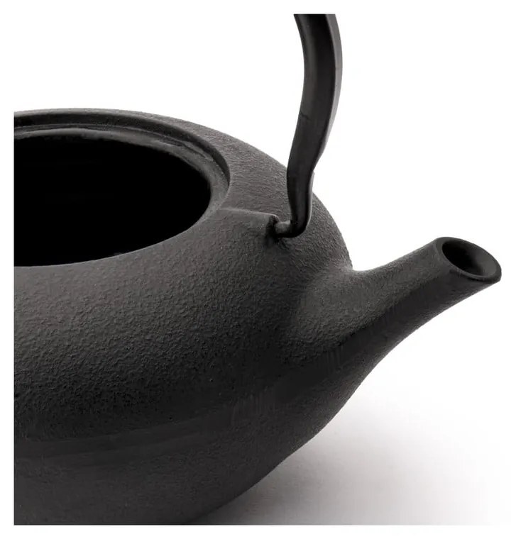Biały/czarny porcelanowy/żeliwny serwis do herbaty Shanxi – Bredemeijer