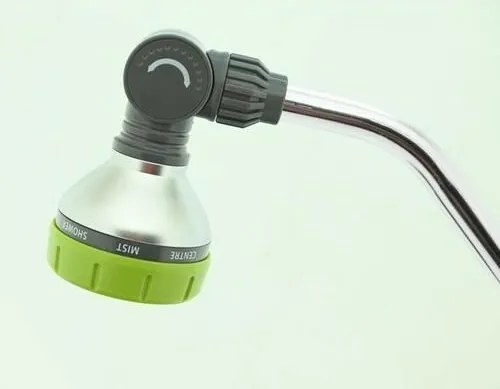 Garvia Pistolet zraszający Circular Metal/Plastic, 8 funkcji z przedłużką
