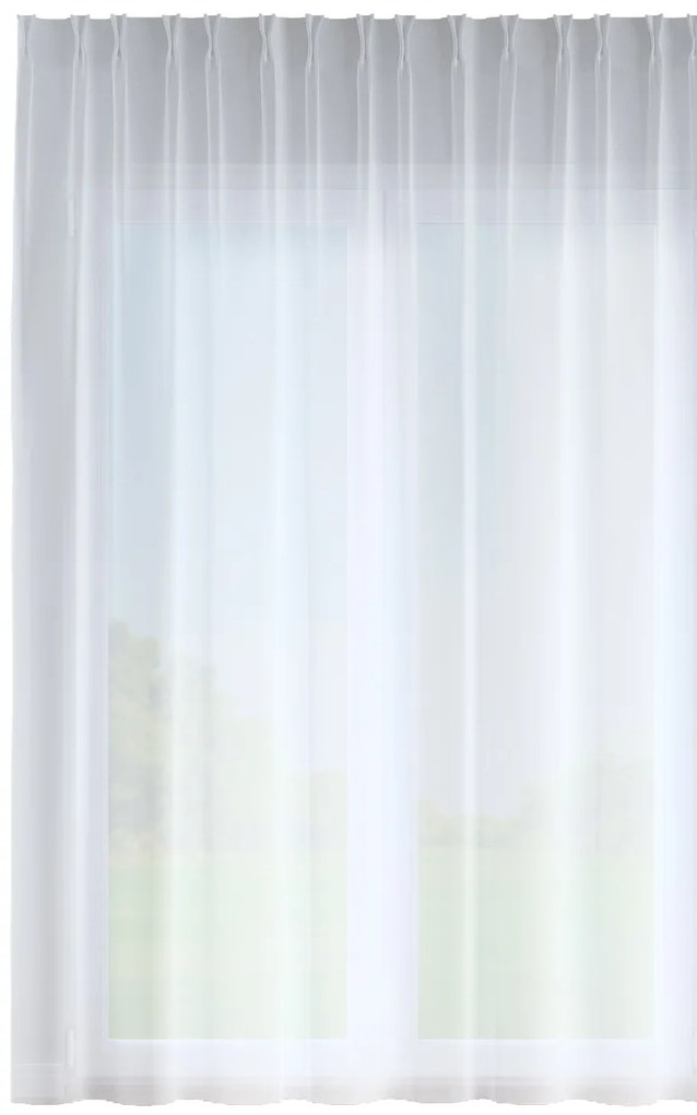 Firana na haczykach flex podwójnych