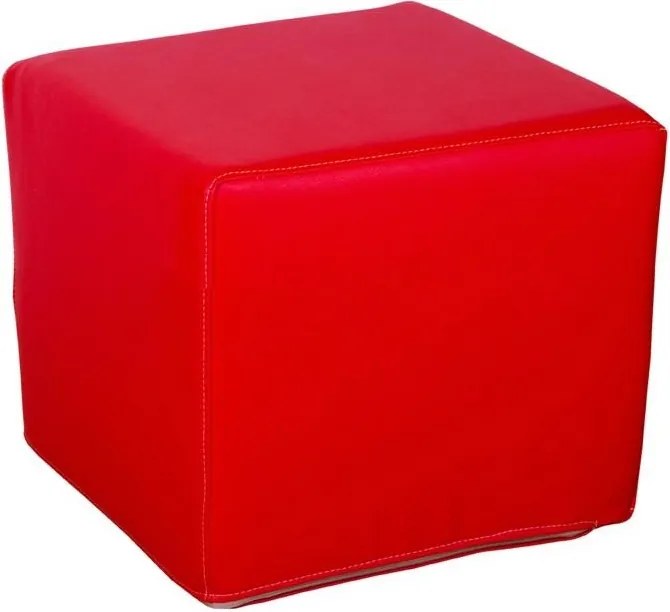 Piankowa pufa przedszkolna Kiddo kwadrat, wysokość 30 cm