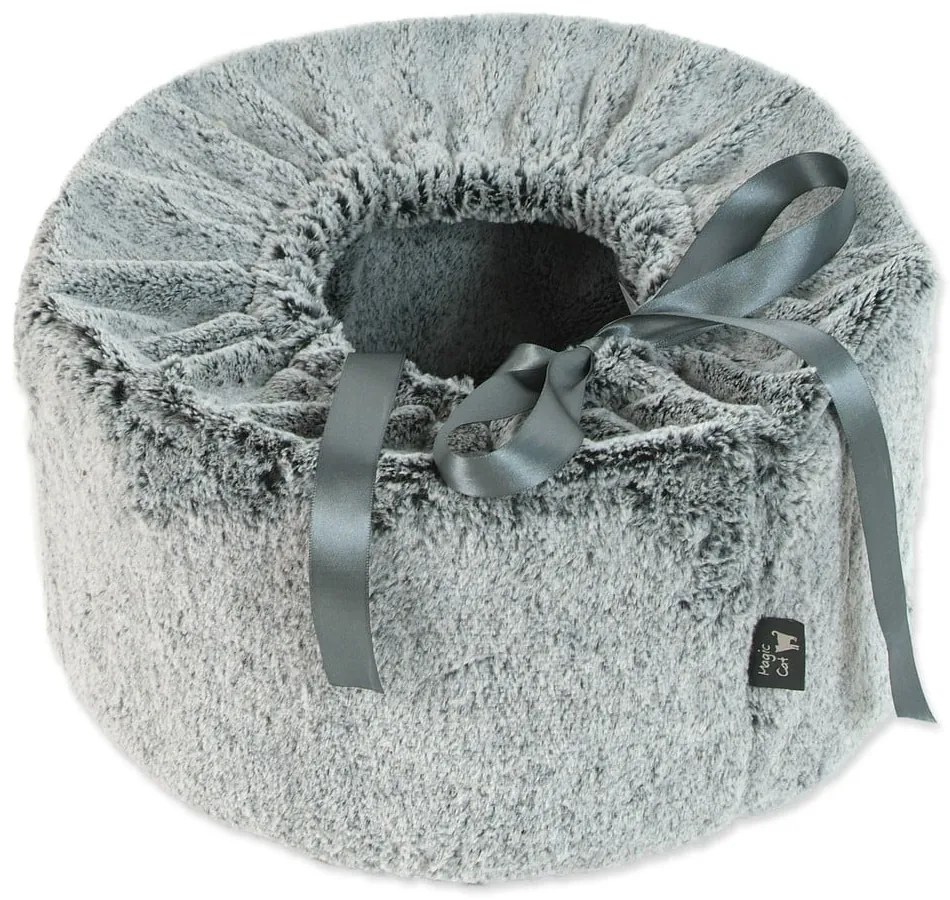 Szare legowisko dla kotów ø 40 cm Magic Cat – Plaček Pet Products