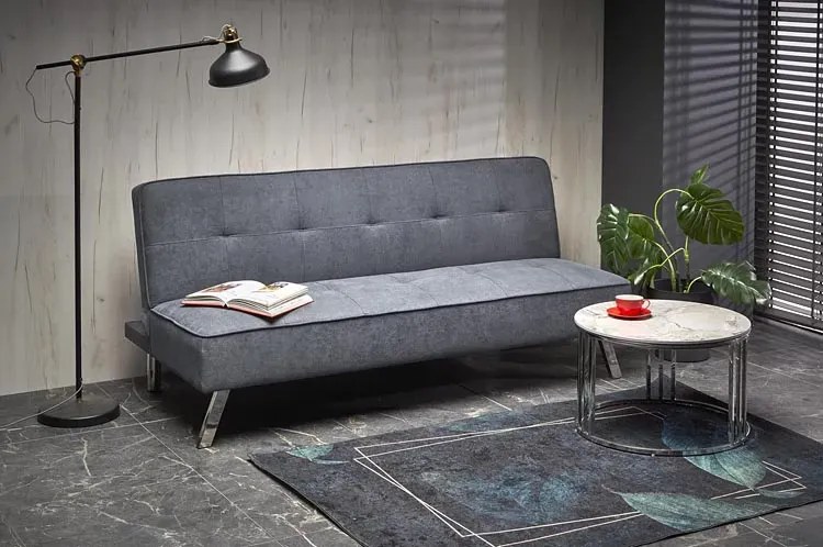 Popielata 3-osobowa sofa rozkładana Z5-N51