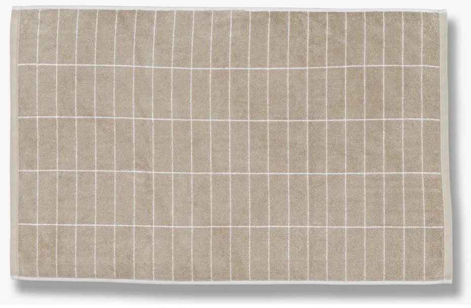 Beżowy dywanik łazienkowy 50x80 cm Tile Stone – Mette Ditmer Denmark