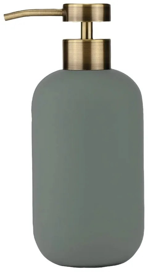 Zielony ceramiczny dozownik do mydła 200 ml Lotus – Mette Ditmer Denmark