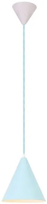 Niebieska lampa metalowy klosz nad wyspę - V014 D7-H72