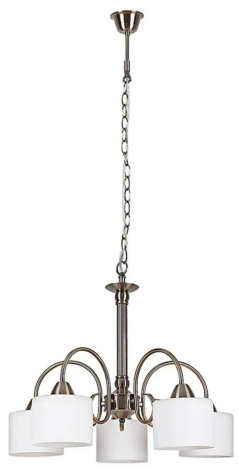 Rabalux 7276 - Żyrandol EDITH 5xE27/60W/230V brąz