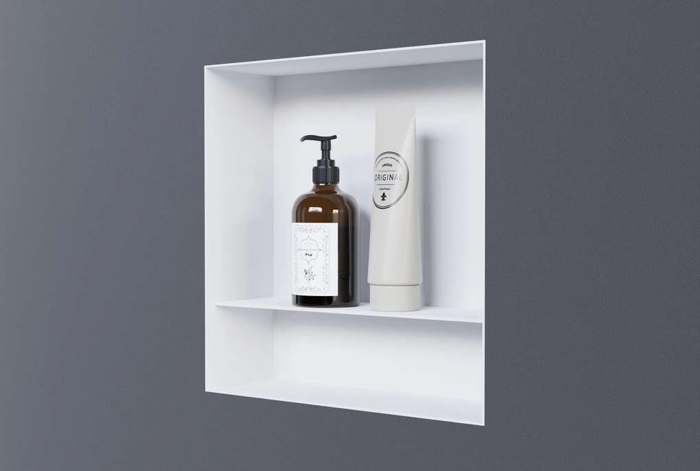 Półka wnękowa ścienna ze stali nierdzewnej NT303010X