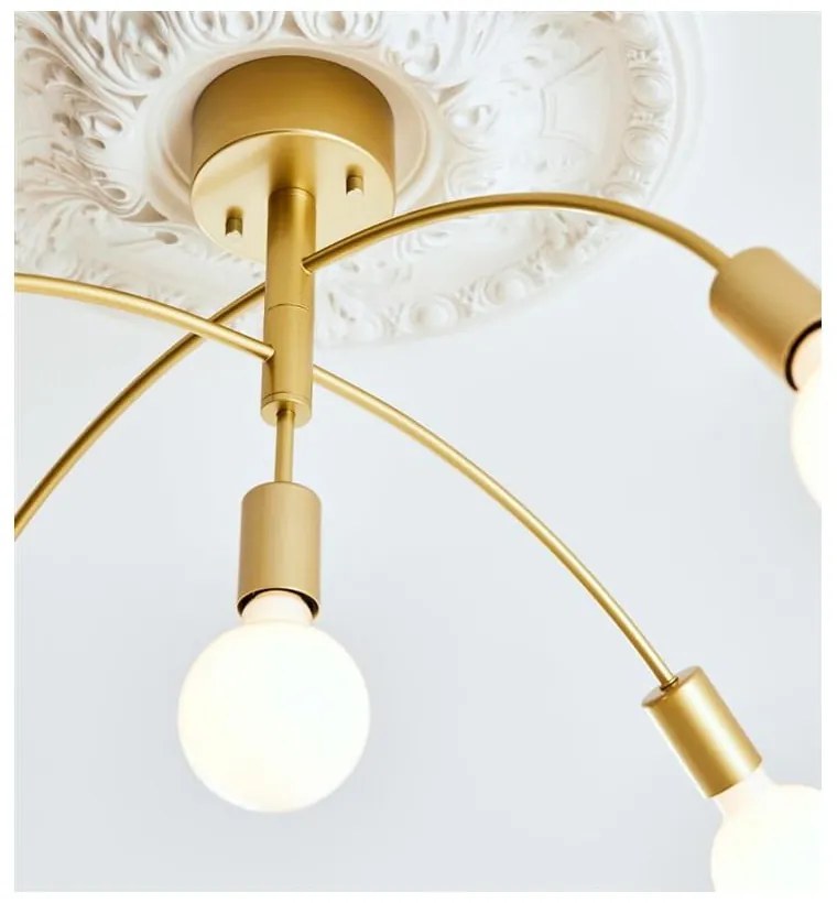 Lampa sufitowa w kolorze złota Markslöjd Cygnus, szer. 70 cm