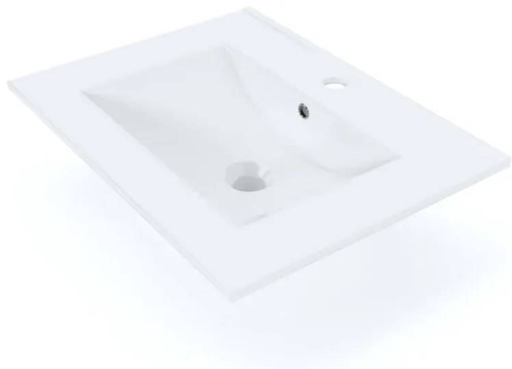 Szafka pod umywalkę DUESA 1S 60cm dąb złoty HALMAR