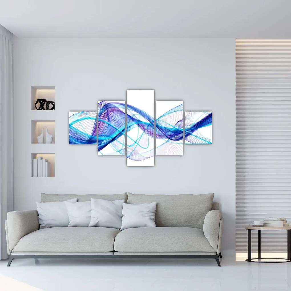 Obraz abstrakcji (125x70 cm)