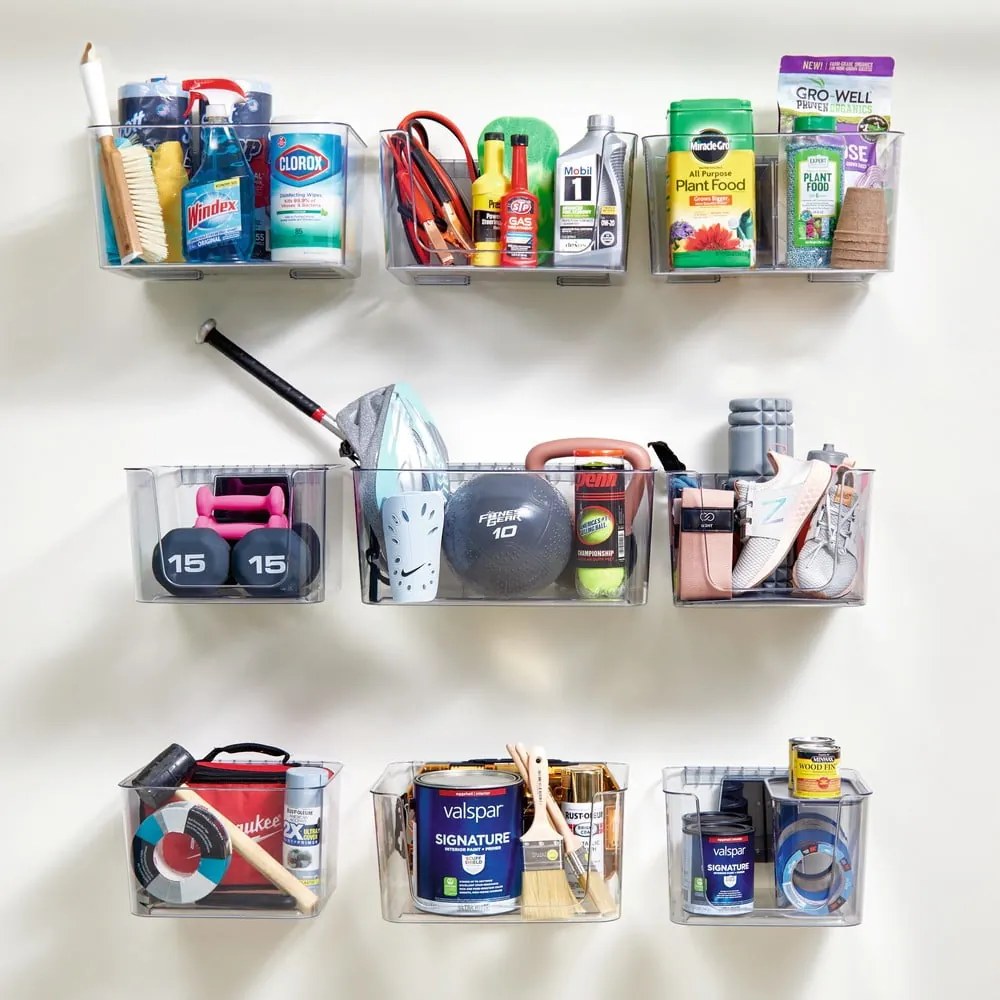 Pojemnik ścienny z plastiku z recyklingu iD Wallspace – iDesign