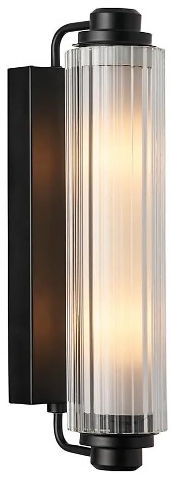 Nordlux - Oświetlenie łazienkowe do lustra NIMAL 2xE14/25W/230V IP44 czarne