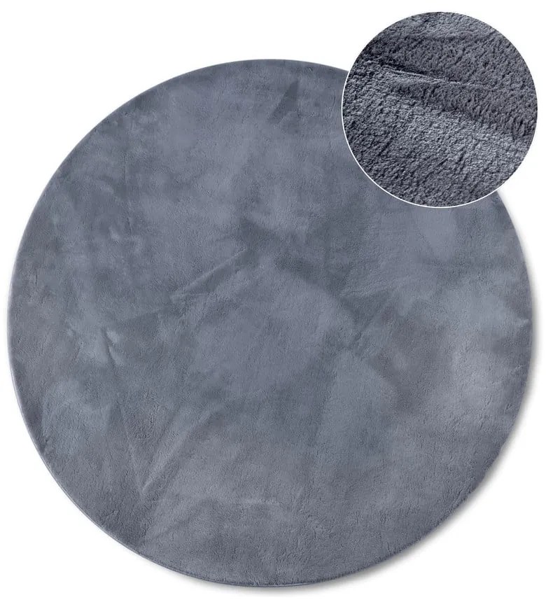Antracytowy okrągły dywan ø 200 cm Leon – Villeroy&amp;Boch