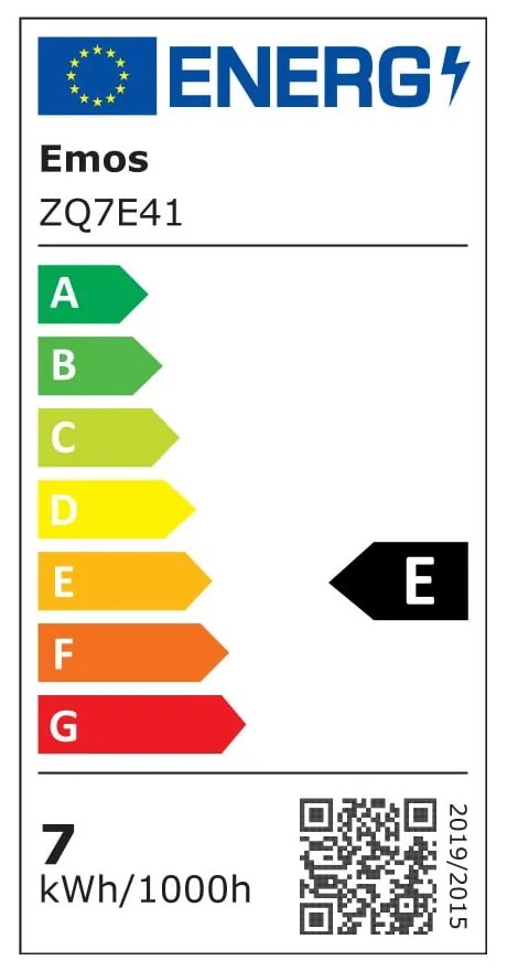 Żarówka LED z ciepłym światłem z gwintem E27, 7 W – EMOS