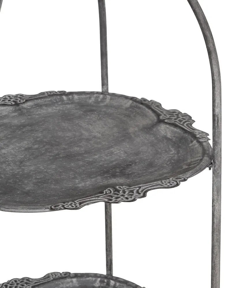 Szary metalowy regał 45x144x45 cm Mireille – Ixia
