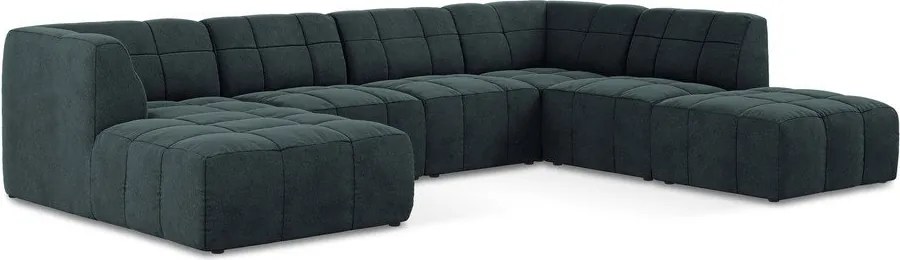 Niebieski aksamitny narożnik (w kształcie litery U) Aloha – Makamii