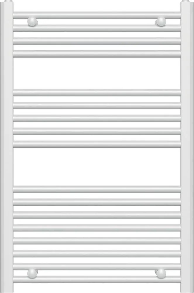 Novaservis - Łazienkowy grzejnik drabinkowy 478W/230V 90x60 cm biały prosty