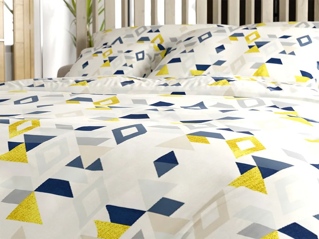 PrzytulneMieszkanie.pl PrzytulneMieszkanie.pl Pościel z mikrofibry GEOMETRICA kolorowa Rozmiar pościeli: 70 x 90 cm | 140 x 200 cm