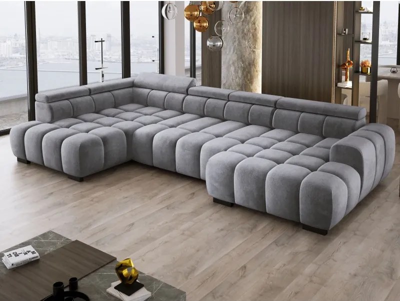 Narożnik BULL XL Lewostronny z elektryczną funkcją regulacji tkanina Salvador 15 WERSAL