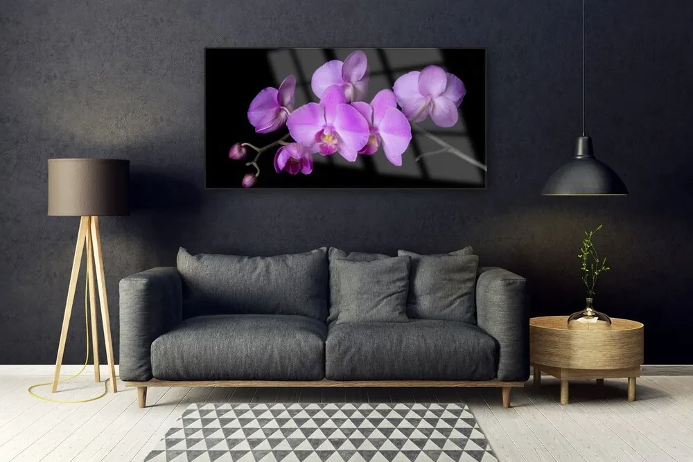 Obraz Szklany Storczyk Orchidea Kwiaty