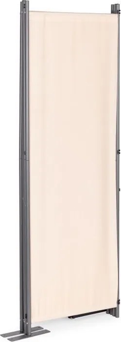 Parawan ogrodowy składany AW-022, 167x216 cm, 4-panelowy, kolor beżowy