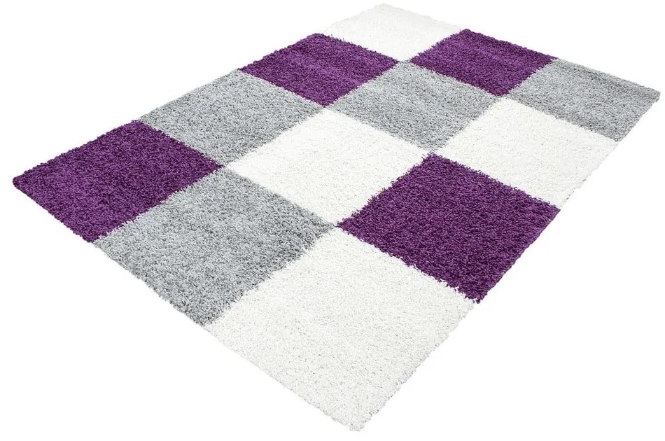 Fioletowo-szary dywan 200x290 cm Life – Ayyildiz Carpets