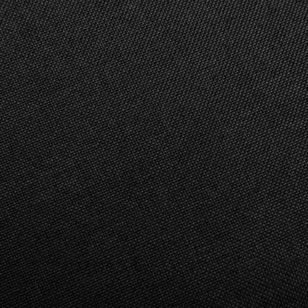 Tapicerowany, czarny fotel bujany R1-R66