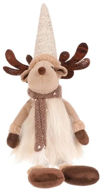 Ozdoby świąteczne Wiszące nogi, wys. 54 cm,beżowo-brązowe