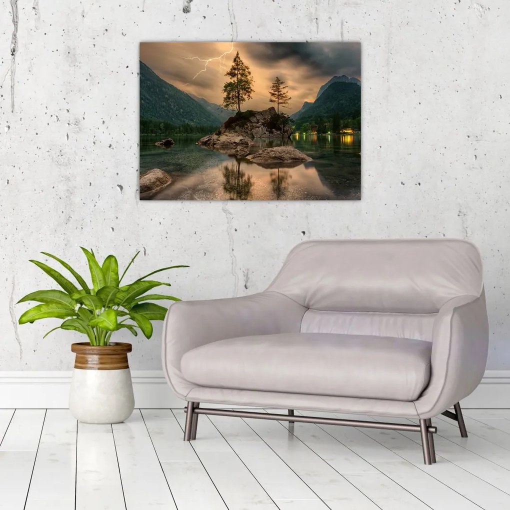 Piękny obraz na szkle - krajobraz (70x50 cm)