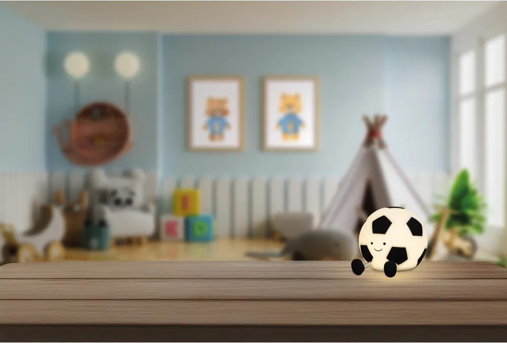 Czarno-biała dziecięca lampka nocna Kalle – Fischer &amp; Honsel