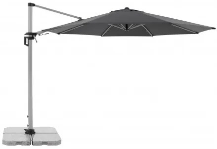ACTIVE 370 cm - wahadłowy parasol ogrodowy z drążkiem bocznym : Substancja Desen - 840