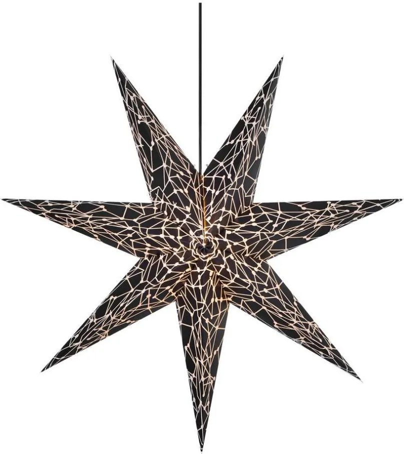 Markslöjd 704877 - Świecznik świąteczny KARLA 1xE14/25W/230V czarny 75 cm