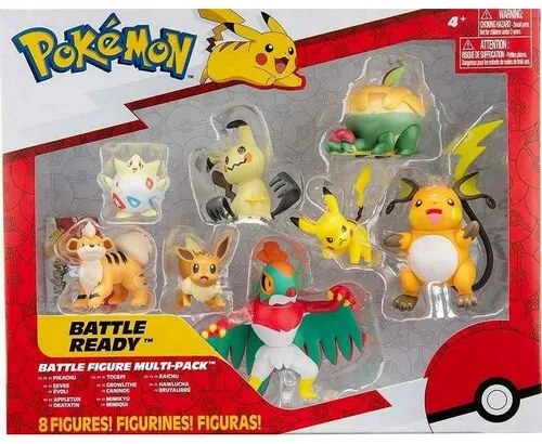 Zestaw figurek Pokémon, 8 sztuk