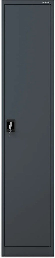 Szafa na akta kartotekowa na klucz antracytowa ALEX H2200 450 x 2200 x 400 mm