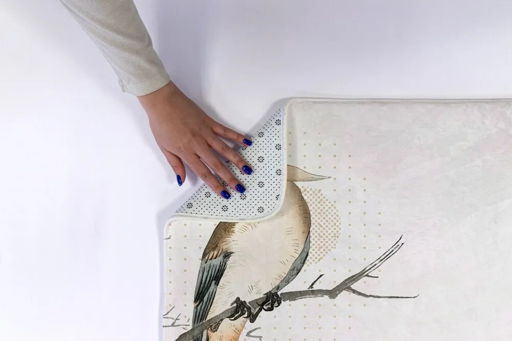 Dywanik łazienkowy Dywanik łazienkowy Ptak na gałęzi