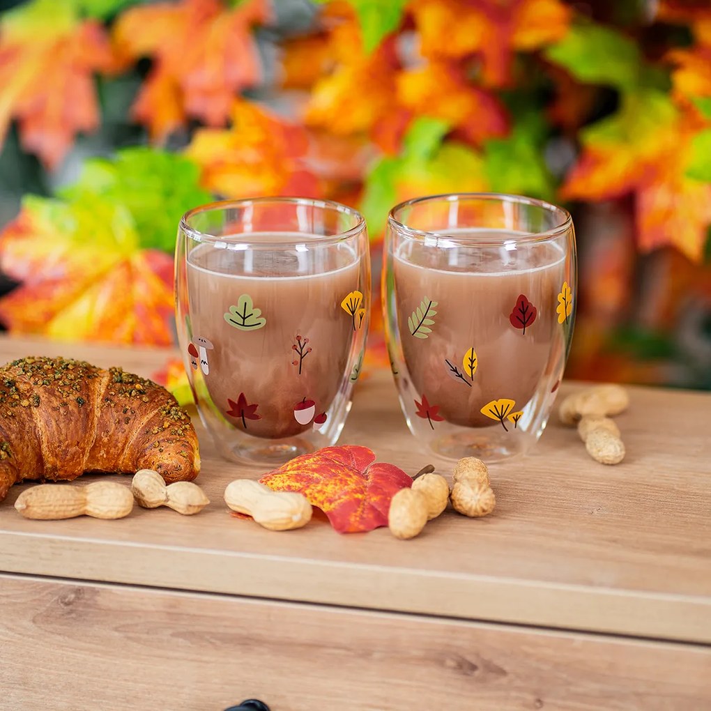 4Home Szklanka termiczna Autumn Hot&Cool 350 ml, 2 szt.