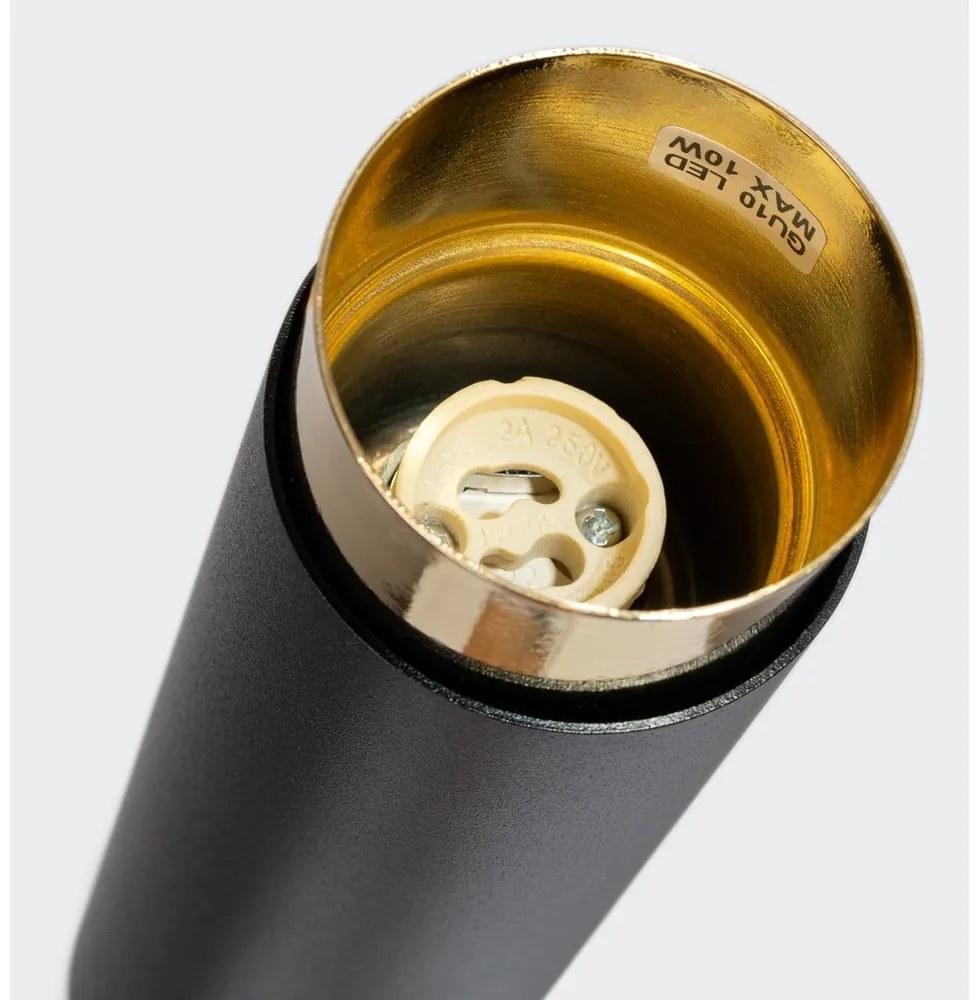 Lampa sufitowa w czarno-złotym kolorze Crown – Sollux