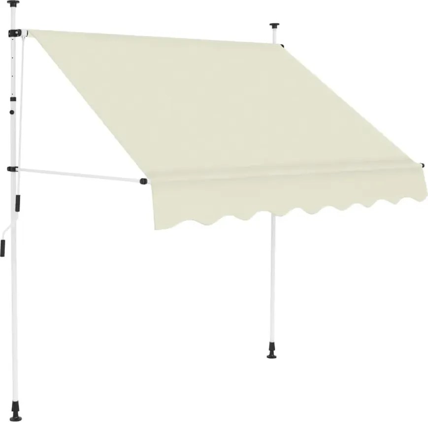 Kremowa markiza tarasowa R2-F25