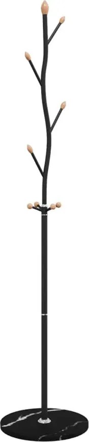 Metalowy czarny stojący wieszak na ubrania - Caden 5X