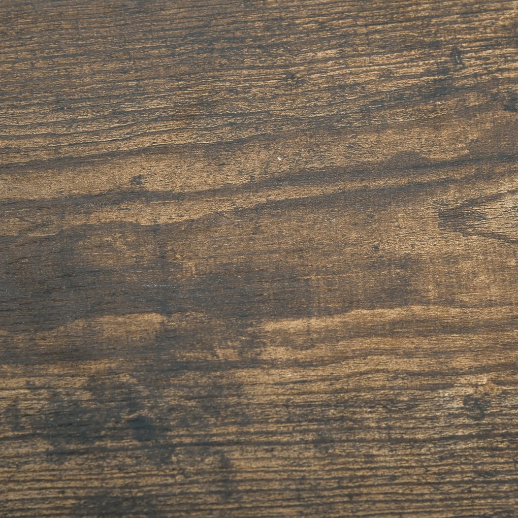 Stolik pomocniczy Stolik na kółkach do kanapy z regulacją wysokości 2 dolne półki jadalnia | Aosom.pl