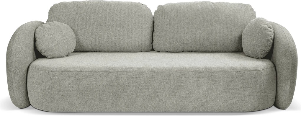 Masseno Sofa AMICO z funkcją spania i pojemnikiem na pościel - Szary - ARAGON 83