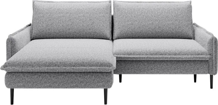 Narożnik GLOSSY z funkcją spania zestaw z poduszkami WERSAL